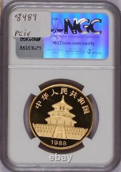 1988 Gold Panda 100 Yuan NGC MS69 DPL. Top Pop