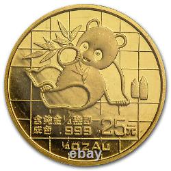 1989 China 1/4 oz Gold Panda Large Date BU (Sealed) SKU #13422