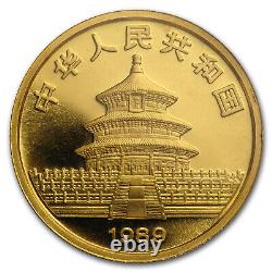 1989 China 1/4 oz Gold Panda Small Date BU (Sealed) SKU#63665