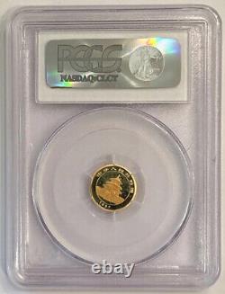 1997  5 Yuan China 1/20oz Gold Panda. PCGS MS69 Large Date (Leg Gap Mirror)
