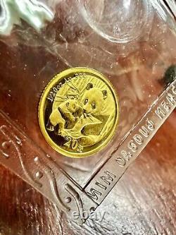 2005 Bu. 999 Gold China Panda 50 Yuan 1/10 Oz Sealed Coin Mint State