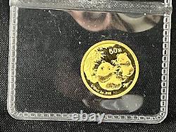 2006 1/10 oz 999 Gold Panda 50 Yuan Plastic Sealed Chinese Coin