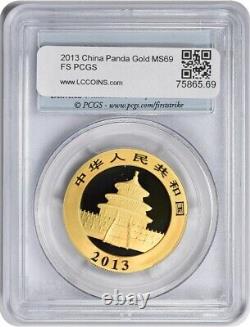2013 China Panda Gold 500 Yuan MS69 First Strike PCGS