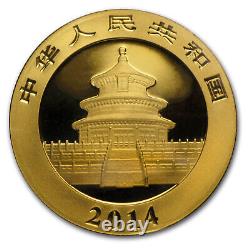 2014 China 1/10 oz Gold Panda BU (Sealed) SKU #79056