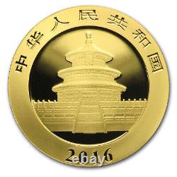 2016 China 3 gram Gold Panda BU (Sealed) SKU #92377