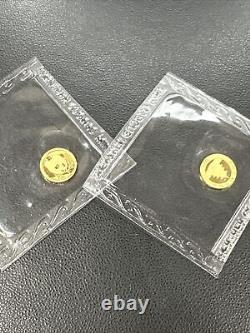 2018 China 1 Gram 999 Fine Gold Panda 10 Yuan Coin Gem Brilliant UNC MINT SEALED