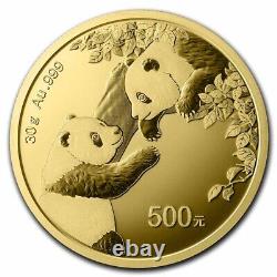 2023 China 30 gram Gold Panda BU (Sealed)