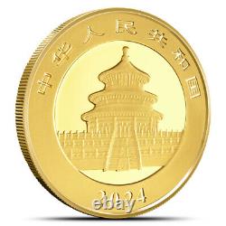 2024 8 Gram Chinese Gold Panda Coin (BU)
