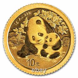 2024 China 1 gram Gold Panda BU (Sealed)