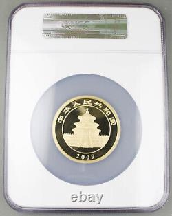 China 2009 2000 Yuan 5 Oz 999 Gold PROOF Panda Coin NGC PF69 Ultra Cameo +COA
