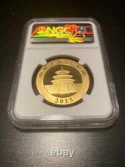 China? 2013 Gold Coin 500 Yuan Panda 1 Oz NGC MS69